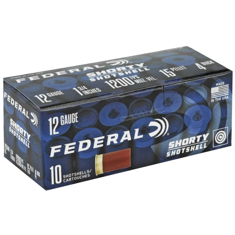 FEDERAL 12GA 1 3/4" 4 BUCK SHORTY SHOTSHELL  10 RD/BX 10 BX/CS