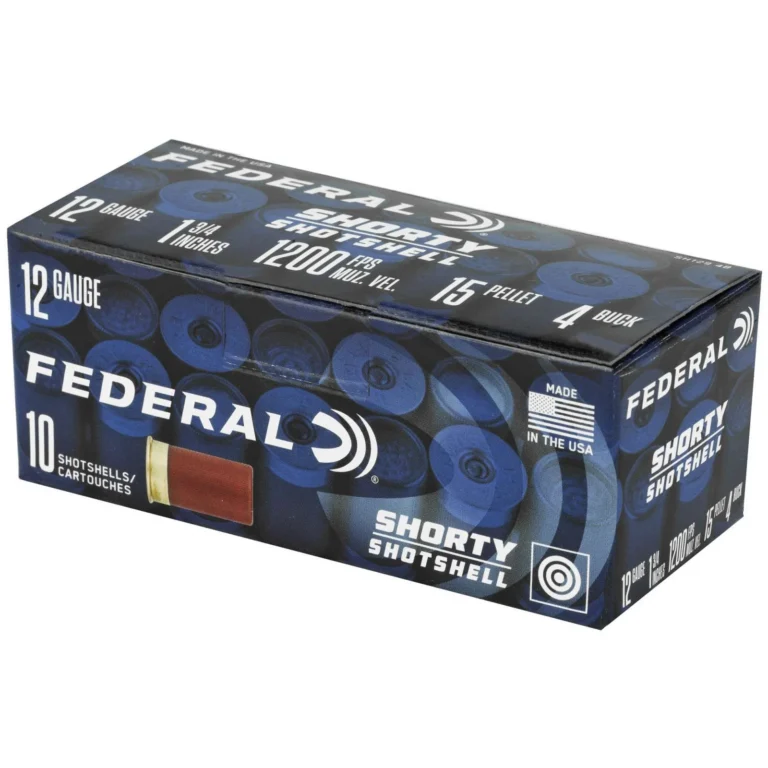 FEDERAL 12GA 1 3/4" 4 BUCK SHORTY SHOTSHELL  10 RD/BX 10 BX/CS