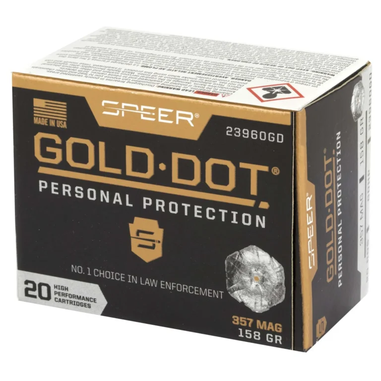 SPEER 357 MAG 158 GR GDHP AMMO 20 RD/BX 10 BX/CS