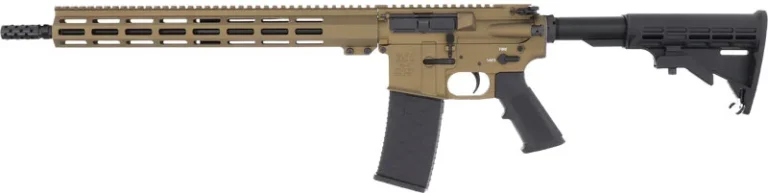 GLFA AR15 LEFT HAND RIFLE 223 - WYLDE 16" NIT BBL BRONZE
